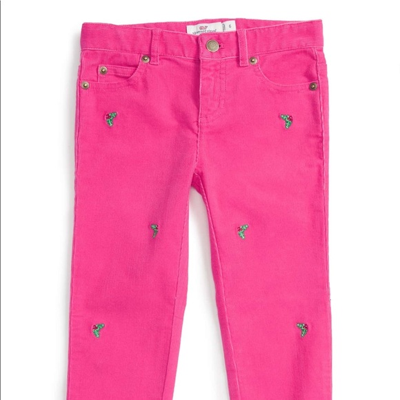 Vineyard Vines Other - *SOLD* Vineyard Vines Pink Corduroy Pants 16